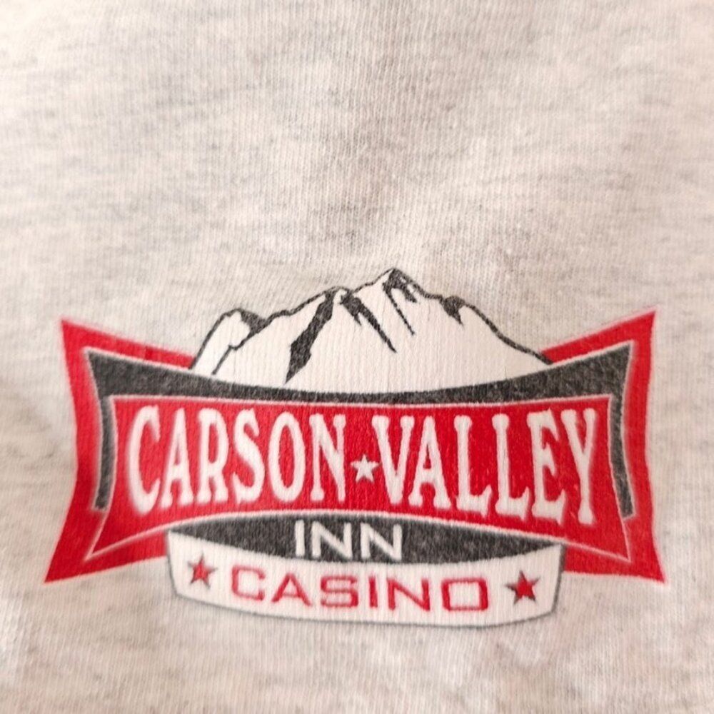Minden Tahoe Airport T Shirt Mens Size XL Gray Aviation Roundup Blue Angels Navy - Picture 6 of 10